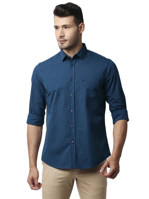 basics slim fit shirts