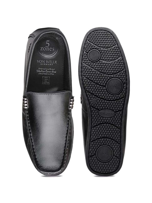 Buy Von Wellx Germany Men's Black Casual Loafers for Men at Best