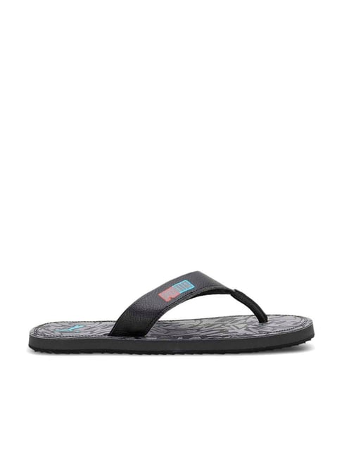 Buy Puma Men's Ketava Graphic V3 Black Flip Flops for Men at Best