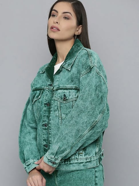 velvet trucker jacket womens