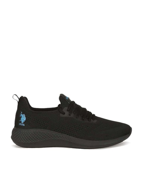 U.S. Polo Assn. Men's LEBRON 3.0 Carbon Black Casual Sneakers