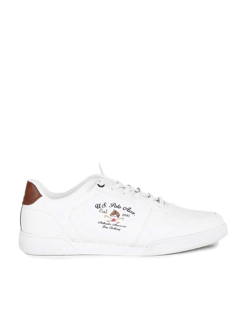 U S Polo Assn U.S. Polo Assn. Men's LIGUORY 2.0 White Casual Sneakers