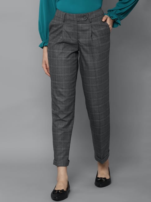 Allen solly hot sale pleated trousers