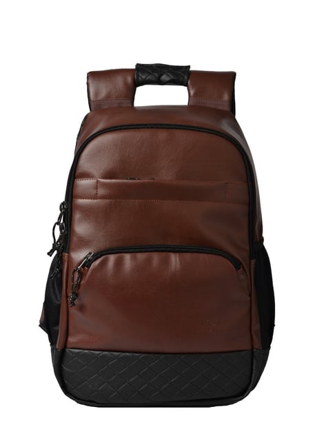 F gear best sale leather backpack