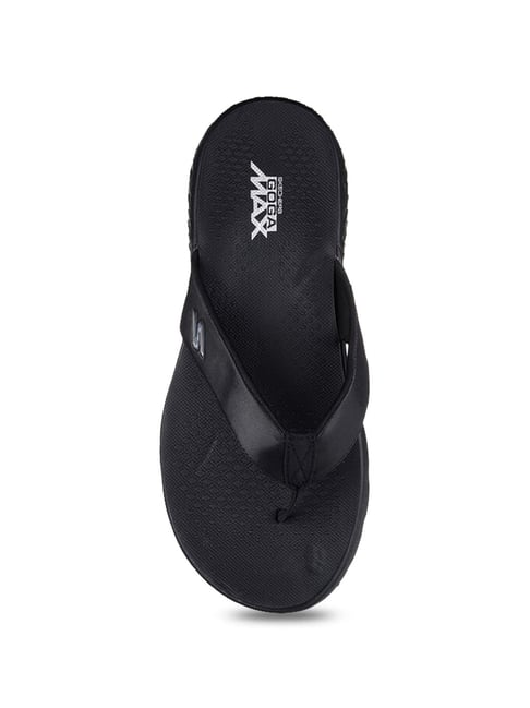 Skechers goga max flip flops online mens