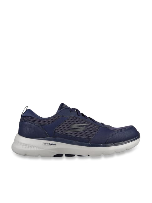 Skechers Men's GO WALK 6 Navy Walking Shoes