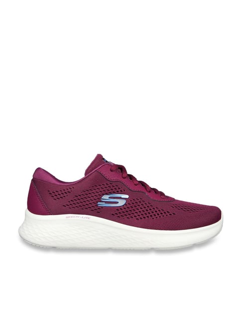 Skechers Women's SKECH-LITE PRO-PERFECT TIME Plum Casual Lace Up Shoe-picture-33