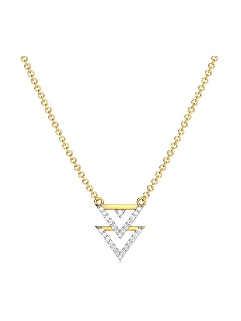 Personalized Girl Necklace Chain Triangle Women Gold Silver Color Vintage Pendant  Necklaces Jewelry Collares | Wish