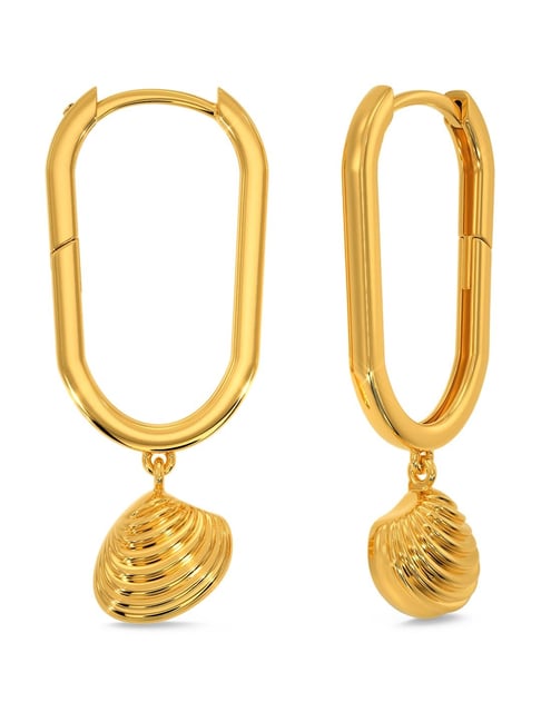 Buy Yellow Gold Earrings for Women by Melorra Online