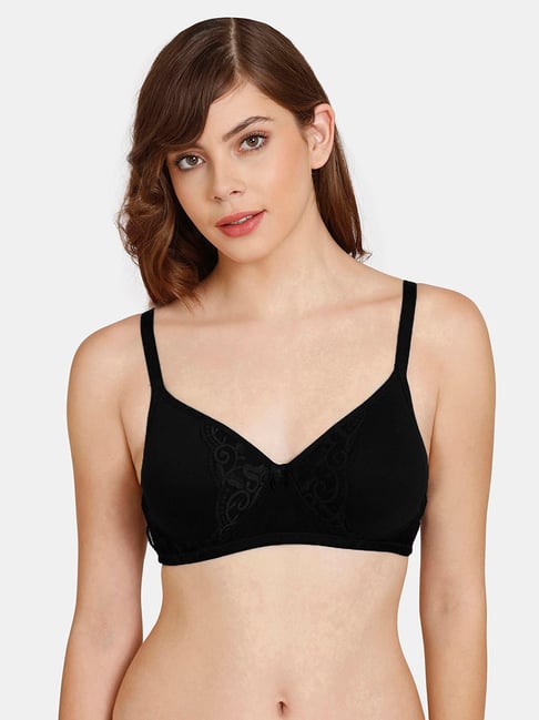 Rosaline by Zivame Anthracite Non Wired Padded T-Shirt Bra Price in India