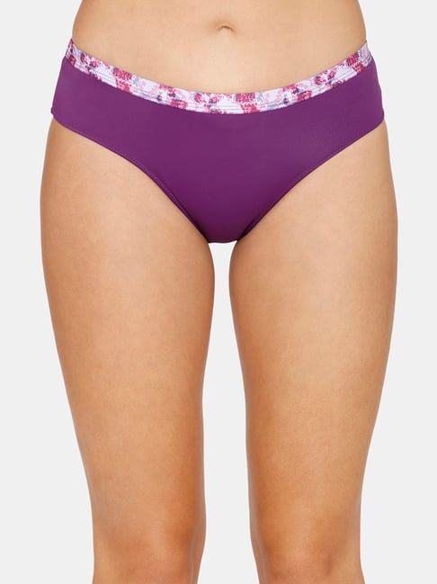Zivame Purple Hipster Panty Price in India