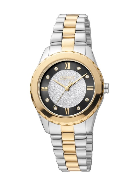 Female Felt Lille Analog Brass Watch V273LDFIMC – Just In Time