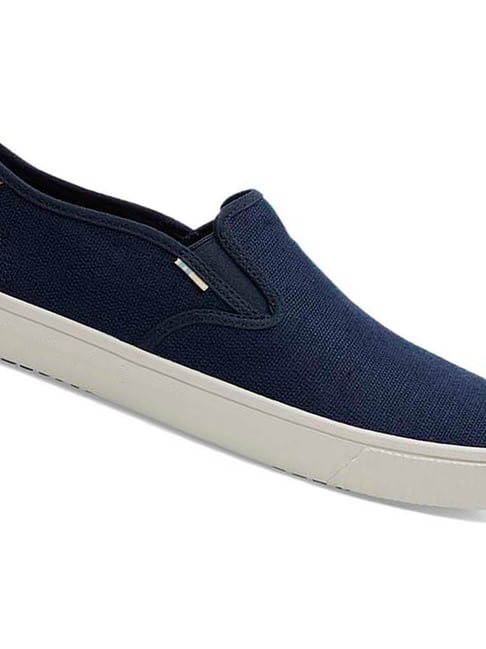 Buy TOMS Men's Baja Collegiate Navy Plimsolls for Men at Best