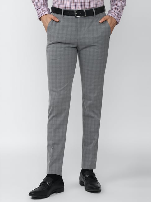 Buy Ted Baker Men Grey Wool Blend Check Trousers Online  884053  The  Collective