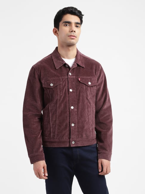 Levi's clearance burgundy jacket