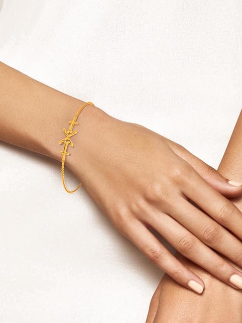 Buy Gold Anchor Bracelet Online In India  Etsy India
