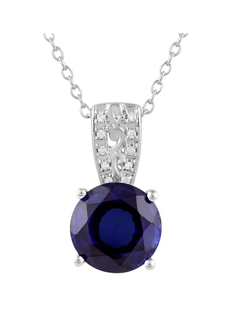 Heart Shaped 3 Carat Sapphire Pendant – Hamra Jewelers