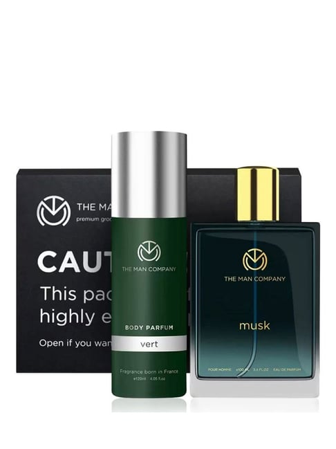 Buy THE MAN COMPANY Musk Vert Body Parfum Set for Men Women at
