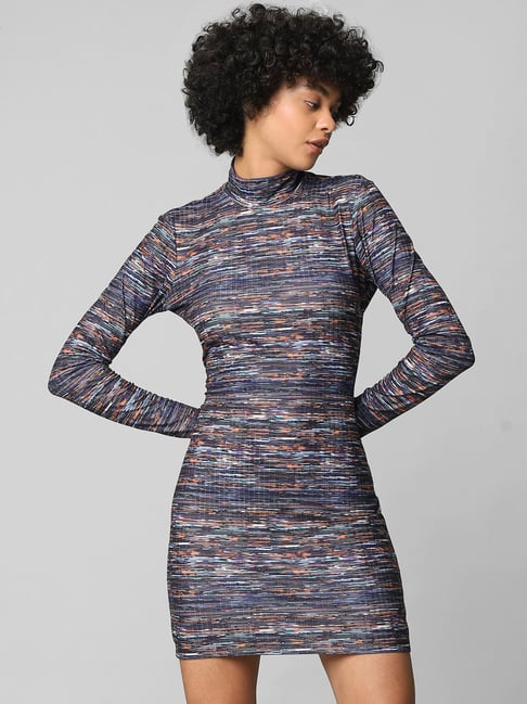 Buy Only Multicolor Printed Bodycon Dress for Women Online Tata CLiQ