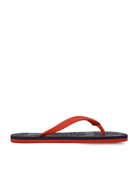 Puma Men's Triumph V5 Red & Navy Flip Flops