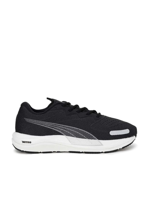 Puma Men's Velocity Nitro 2 WIDE Black Running Shoes