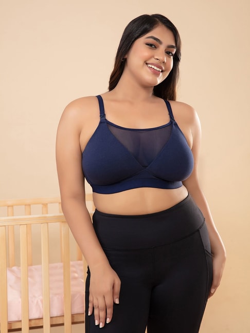 Nykd By Nykaa Cotton Maternity Bra - Padded, Wireless, Full Coverage (With  Adjustable Straps)