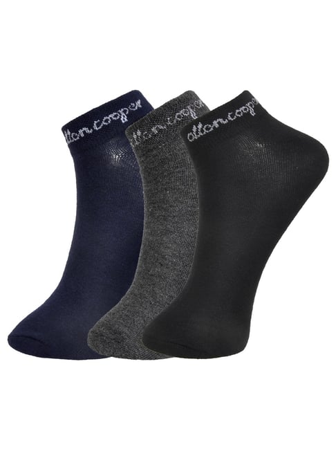 Allen Cooper Multicolor Socks - Pack of 3