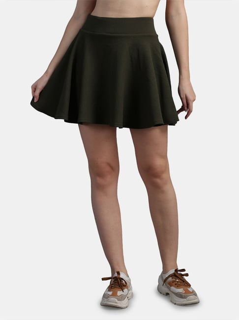 N-Gal Green Mini Skirt Price in India