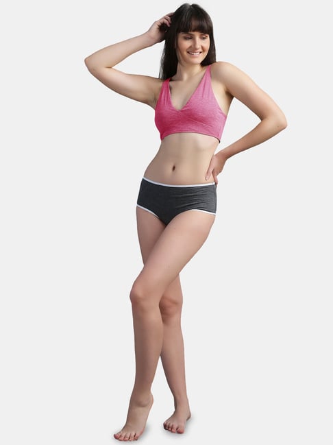 Buy N-Gal Pink Non-wired Non-padded Bralettes Bra for Women Online @ Tata  CLiQ