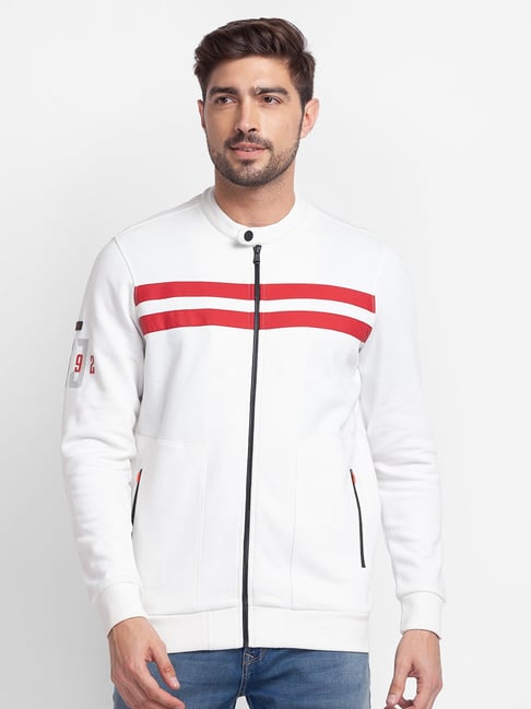 Buy Spykar White Polyester Full Sleeve Casual Jacket For Men Online at Best  Prices in India - JioMart.