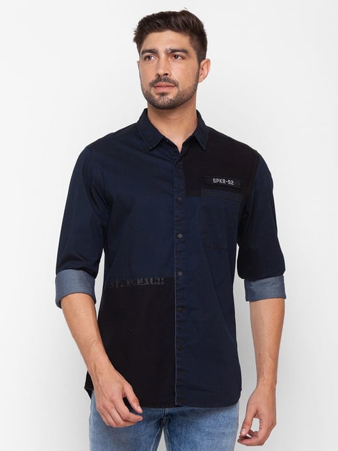 Faded Men Grey Denim Shirt, Regular Fit at Rs 350 in New Delhi | ID:  2851882421497