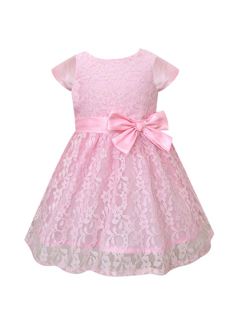 Buy Girls Hal Sleeves Party Dress And Headband Set Sequin Detail - Pink  Online at Best Price | Mothercare India