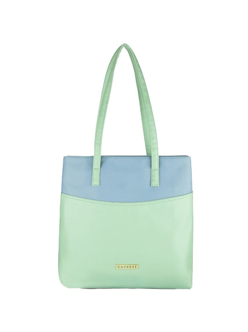 Caprese Green Solid Medium Shoulder Bag