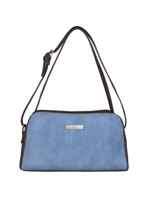 Caprese blue solid shoulder bag sale