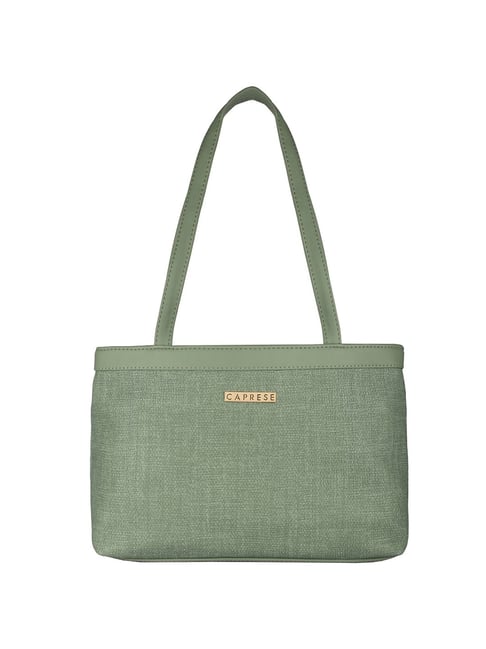 Caprese Green Solid Medium Shoulder Bag