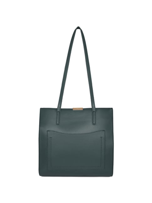 Buy Caprese Green Solid Medium Shoulder Bag Online At Best Price