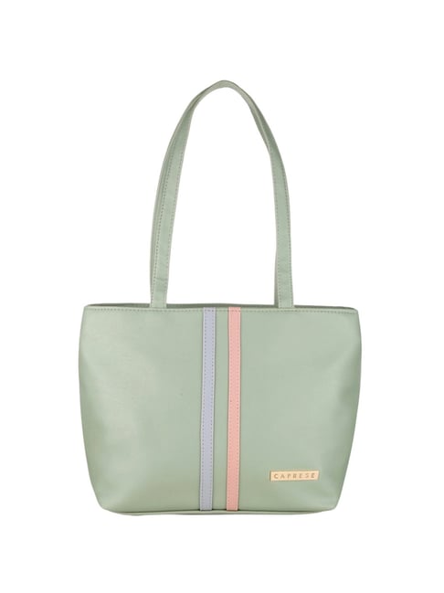 Buy Caprese Green Solid Medium Shoulder Bag Online At Best Price