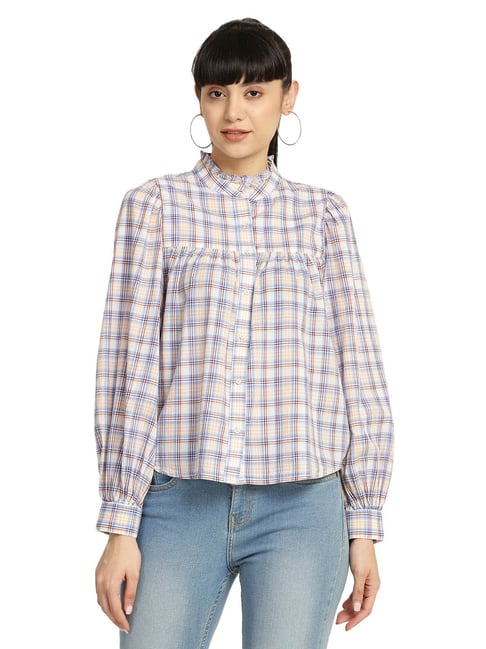 Levi's Multicolor Check Cotton Shirt Price in India