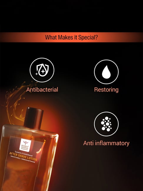 Buy Turmeric and Sandalwood Aftershave Lotion, 100ml at Best Price