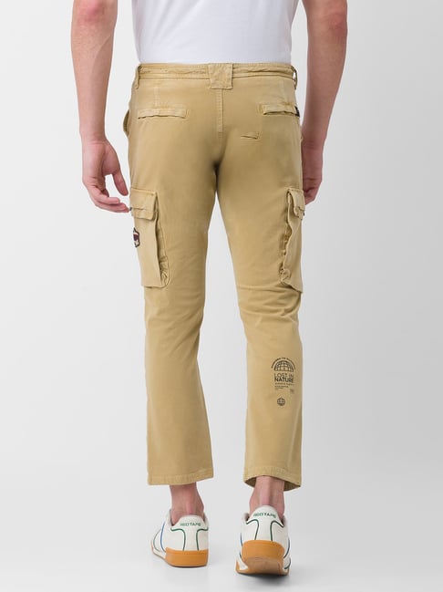 Buy Spykar Yellow Cotton Slim Fit Trousers For Men Online at Best Prices in  India - JioMart.