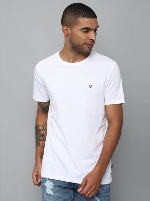 Allen solly sale white t shirt