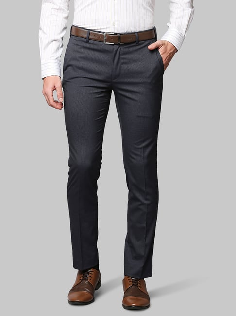 Buy Park Avenue Men Mid Rise Formal Trousers - Trousers for Men 23876988 |  Myntra