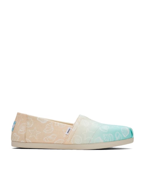 Teal toms cheap shoes