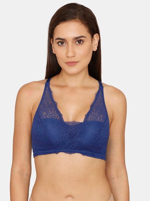 Zivame Blue Under-wired Padded T-Shirt Bra Price in India