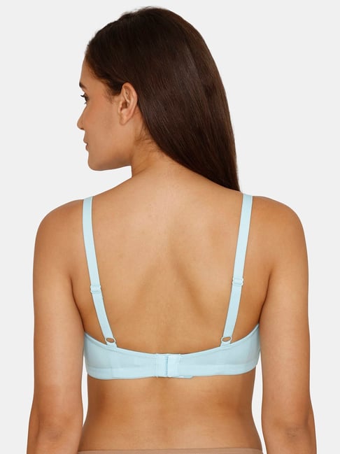 Zivame Sky Blue Non-wired Non-padded Maternity Bra