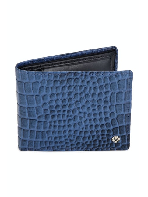 Allen Solly Blue Animal Effect Wallet for Men