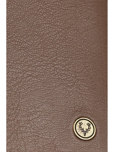 Buy Allen Solly Brown Color Block Wallet for Men at Best Price