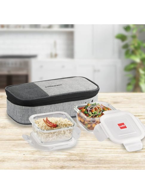 Lunch Boxes - Buy Glass Lunch Box Set Online in India