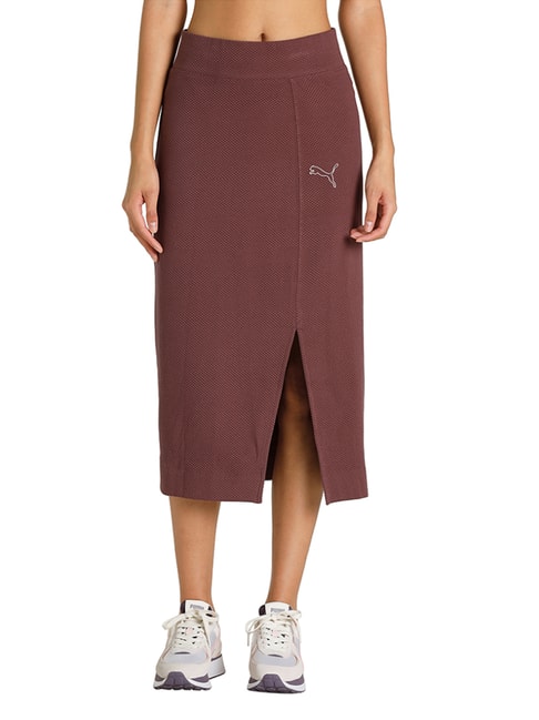 Puma HER Mauve Cotton Shift Skirt Price in India