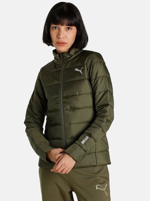 Puma womens jacket green best sale